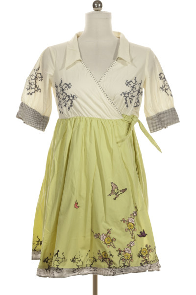 Barevné Letní šaty S Krátkým Rukávem Odd Molly