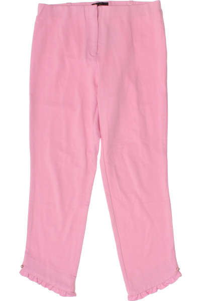 Růžové Dámské Kalhoty Letní Alfredo Pauly Outlet Vel. 38