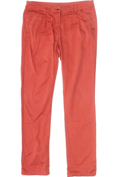 Oranžové Dámské Chino Kalhoty VERO MODA Second Hand Vel. 38