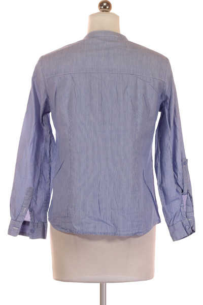 Modrá Vzorovaná Košile s Dlouhým Rukávem Reserved Vel. 36