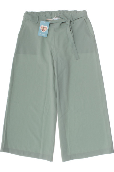Zelené Dámské Rovné Kalhoty Lola Paltinger Outlet Vel. 42