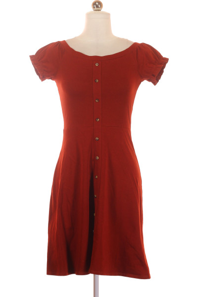 Červené Letní šaty S Krátkým Rukávem Dorothy Perkins Vel. 36
