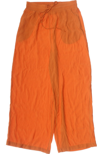 Oranžové Dámské Kalhoty Letní Outlet Vel. 38