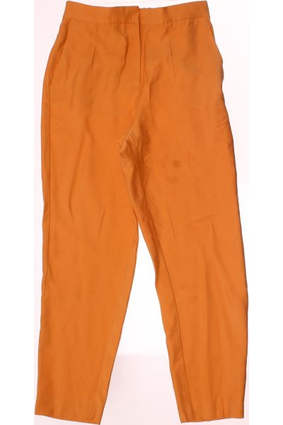 Oranžové Společenské Dámské Kalhoty MANGO Vel.  S