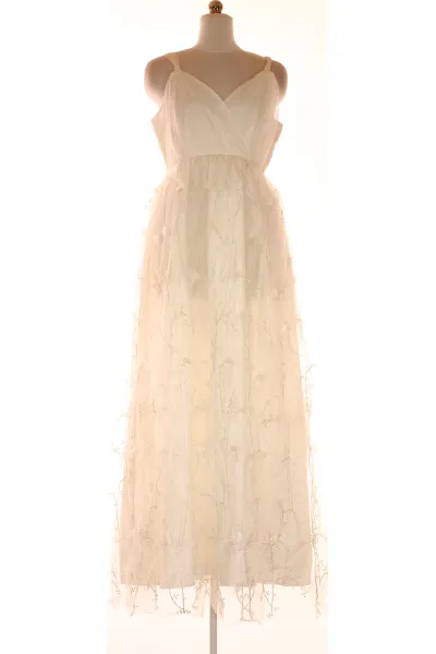 Bílé Svatební šaty Šaty Bez Rukávů Y.A.S Vel. S