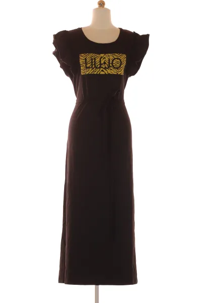 černé Letní šaty S Krátkým Rukávem LIU JO Vel.  L
