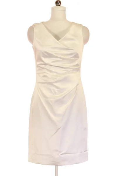 Bílé Pouzdrové šaty Šaty Bez Rukávů Vel.  42