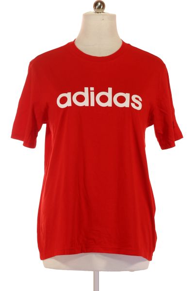 červené Sportovní Pánské Tričko S Krátkým Rukávem Vel. XL