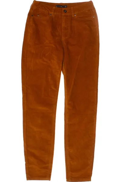 Oranžové Teplé Dámské Kalhoty Amisu Vel.  36 Secondhand