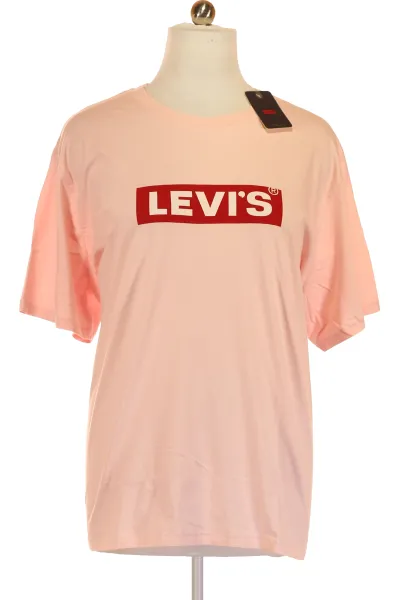 Růžové Dámské Tričko S Potiskem LEVIS