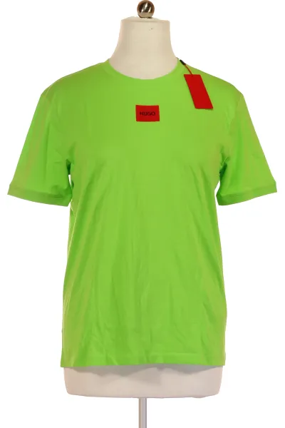 Zelené Jednoduché Pánské Tričko S Krátkým Rukávem Vel.  L
