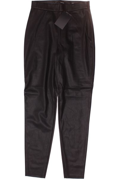 černé Dámské Kalhoty s Vysokým Sedem VERO MODA | Outlet