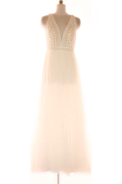 Bílé Svatební šaty Šaty Bez Rukávů Magic Bride