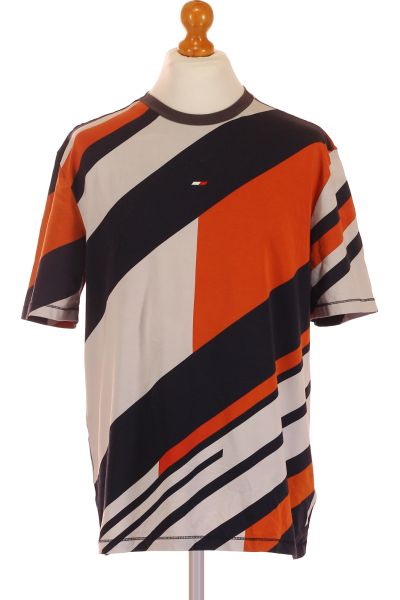 Barevné Jednoduché Pánské Tričko S Krátkým Rukávem Vel. XL