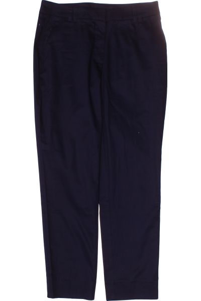 Modré Společenské Dámské Kalhoty Vel. 36