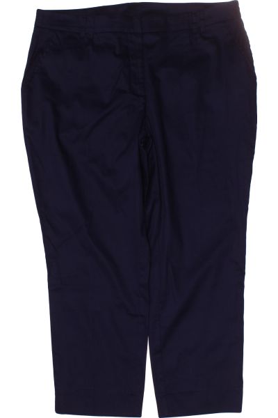 Modré Společenské Dámské Kalhoty Vel. 46 Secondhand
