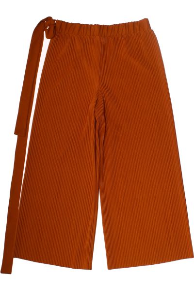 Oranžové Společenské Dámské Kalhoty Orsay Vel. S