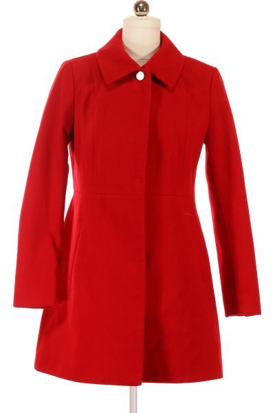 červený Krátký Dámský Kabátek Orsay Vel.  40