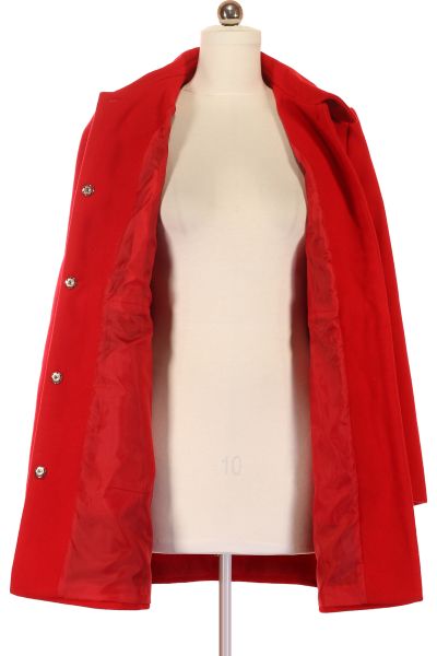 červený Krátký Dámský Kabátek Orsay Vel. 40 | Second Hand