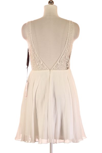 Bílé Svatební šaty Šaty Bez Rukávů Laona Vel. 42 | Outlet