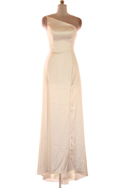 Bílé Svatební šaty Šaty Bez Rukávů Laona Vel.  38