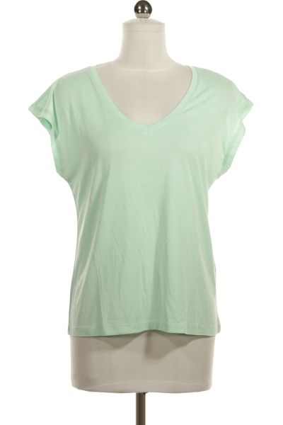 Zelené Jednoduché Dámské Tričko S Krátkým Rukávem Vel.  XS