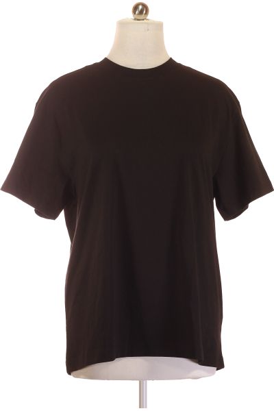 černé Jednoduché Pánské Tričko S Krátkým Rukávem Vel. L