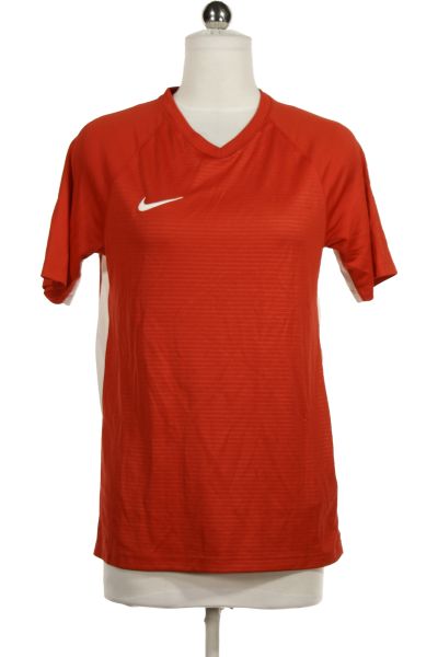 červené Sportovní Dámské Tričko Nike Vel. XL