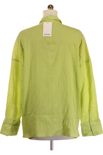 Zelená Letní Košile s Dlouhým Rukávem Monki Outlet