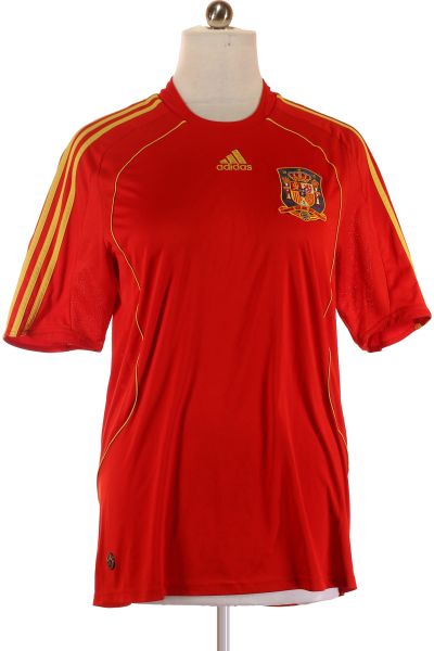 červené Sportovní Pánské Tričko S Krátkým Rukávem Vel. XL