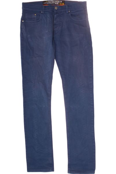 Modré Pánské Chino Kalhoty CAPSULE Vel. 32/46 Secondhand