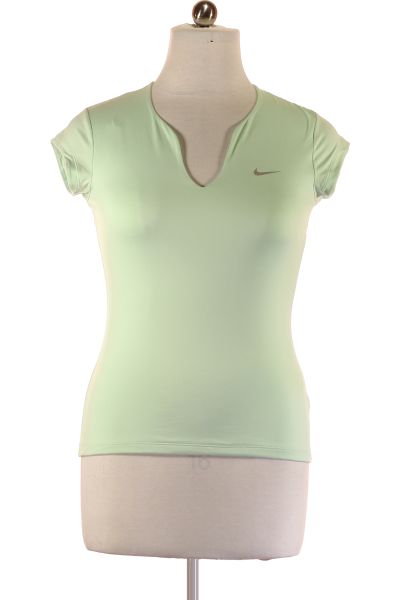 Zelené Sportovní Dámské Tričko Nike Vel. L Second Hand