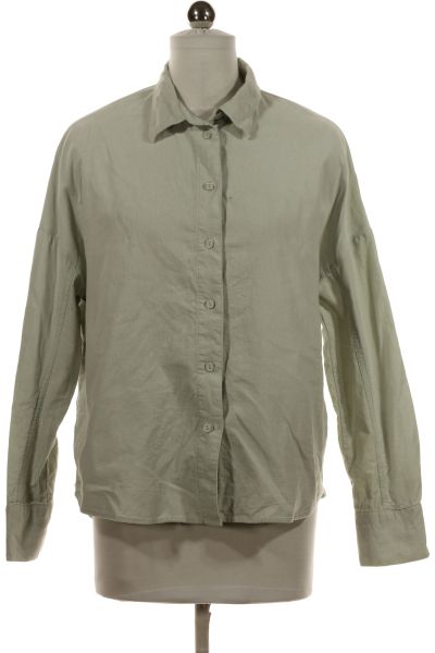 Zelená Vzorovaná Košile s Dlouhým Rukávem Reserved Vel. 34 | Second Hand