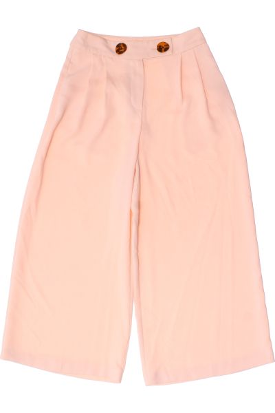 Růžové Společenské Dámské Kalhoty Topshop Vel.  32