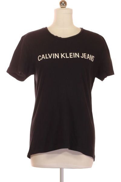 černé Dámské Tričko S Potiskem Calvin Klein Vel. M