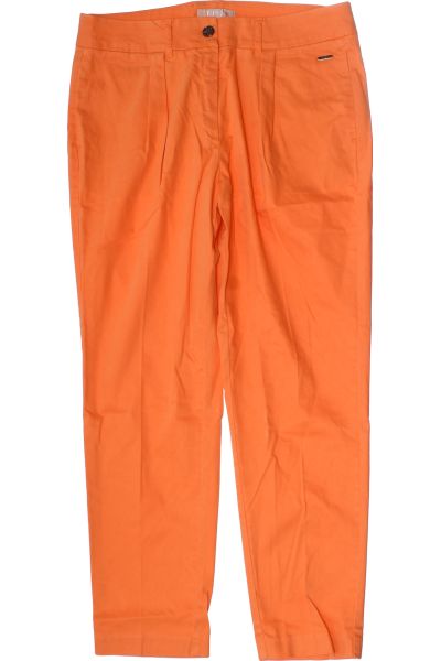 Oranžové Dámské Kalhoty s Vysokým Sedem THOM By Thomas Rath | Outlet