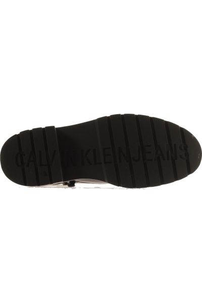 černé Kožené Pánské Kotníkové Boty Calvin Klein Vel. 43 | Outlet
