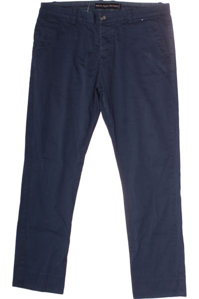 Modré Dámské Rovné Kalhoty DENIM CO. Vel. 46 Secondhand