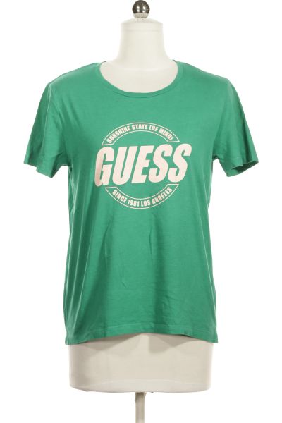 Zelené Dámské Tričko S Potiskem Guess Second Hand