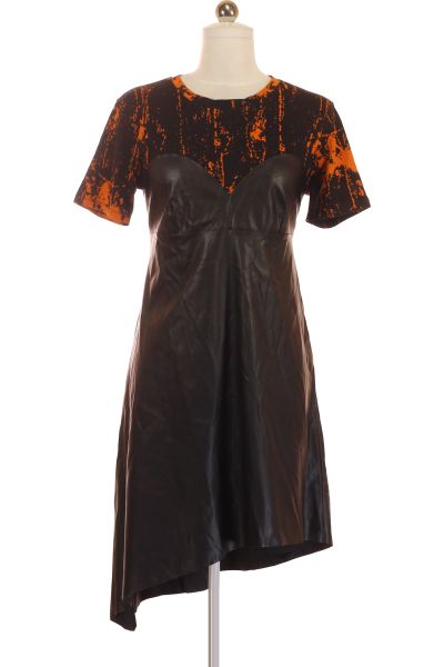 černé Pouzdrové šaty s Krátkým Rukávem Vel. L | Second Hand
