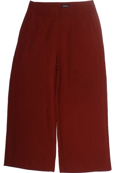 červené Společenské Dámské Kalhoty LINDEX Vel.  40