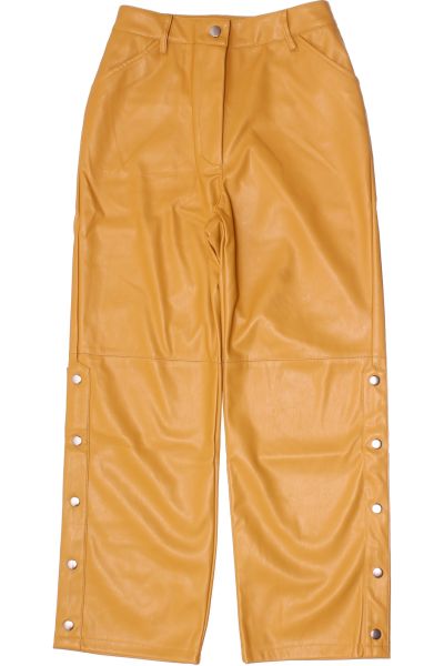 Oranžové Dámské Kalhoty S Vysokým Sedem NA-KD