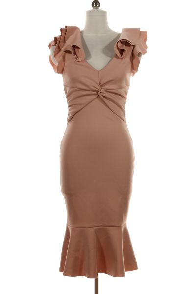 Růžové Pouzdrové šaty Šaty Bez Rukávů Lipsy Vel.  36