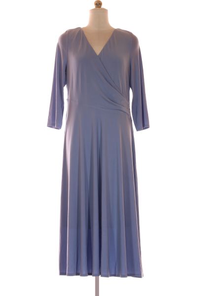 Modré Společenské šaty S Krátkým Rukávem Coast Vel.  44