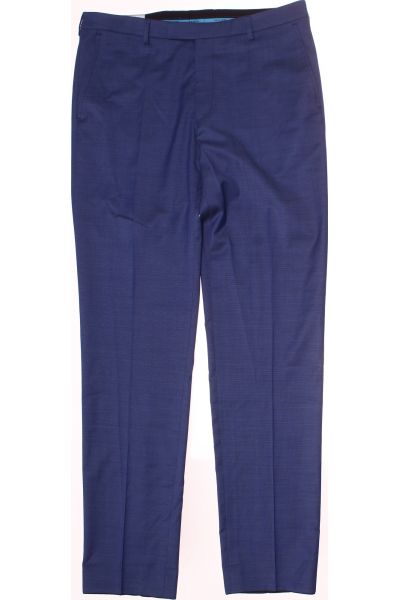 Modré Společenské Pánské Kalhoty Outlet