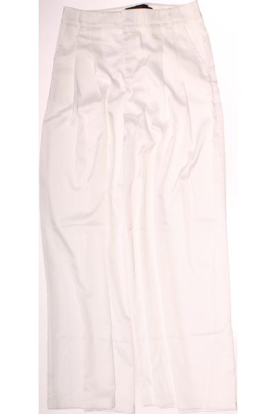 Bílé Společenské Dámské Kalhoty MISSPAP Outlet