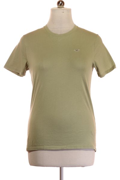 Zelené Jednoduché Pánské Tričko s Krátkým Rukávem Vel. M | Outlet
