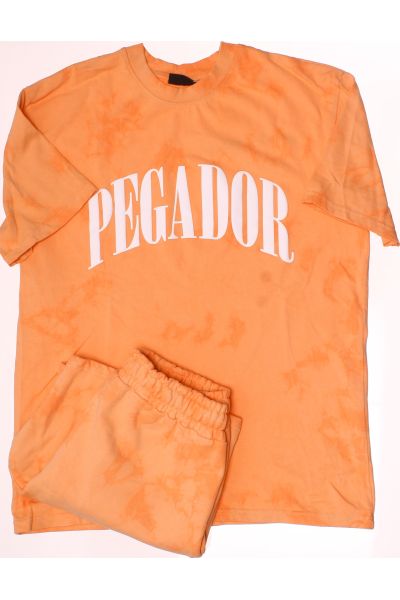 Oranžový Pánský Pyžamo PEGADOR Vel. XS