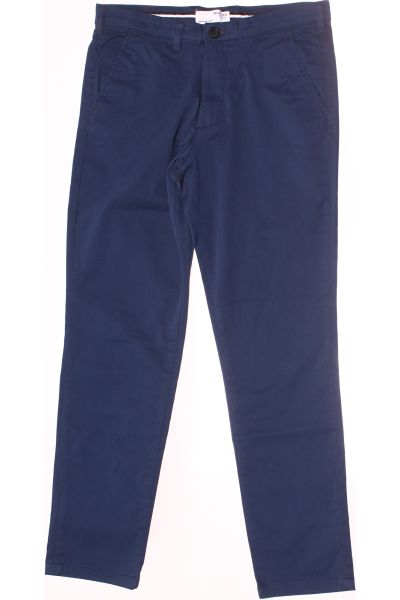 Modré Pánské Chino Kalhoty SELECTED Vel. 33/32 Outlet