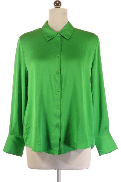 Zelená Společenská Košile S Dlouhým Rukávem MANGO Vel.  M